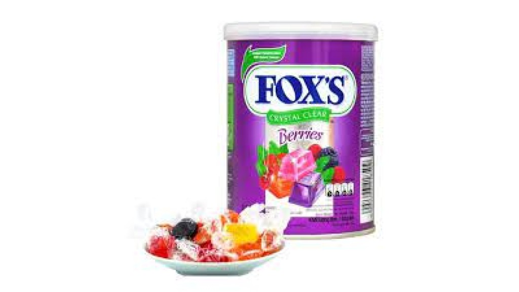 FOX'S Crystal Clear Berries Chocolate Candy Tin 180gm