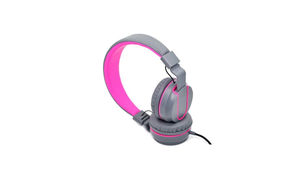 Pluggable Gaming Headphone - Pink and Ash - TAK242