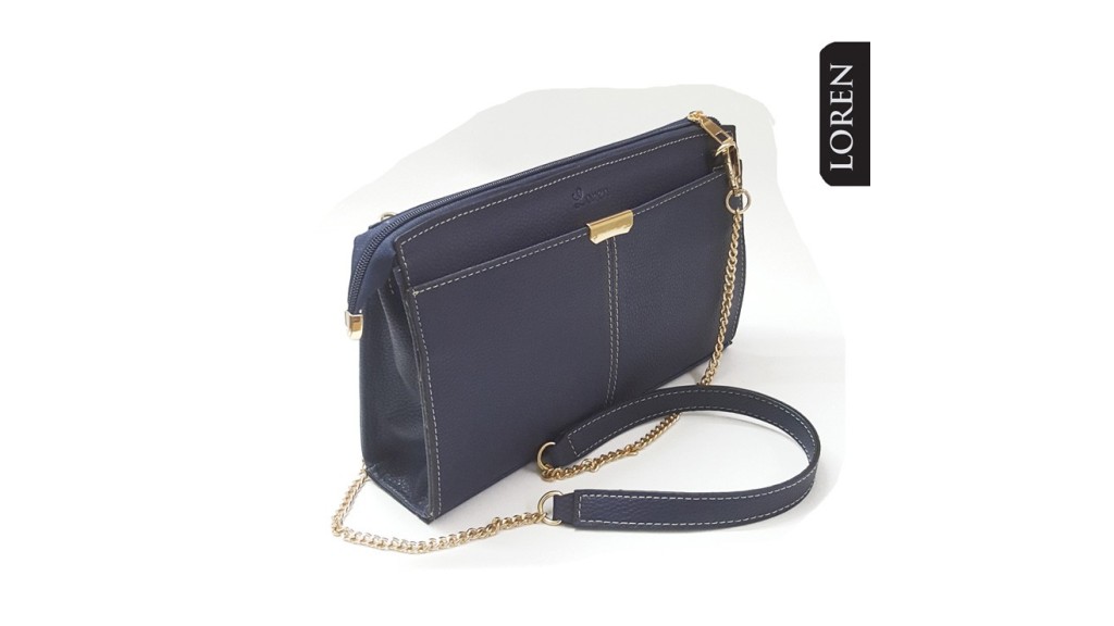 Synthetic Leather Loren Sweet Pea Crossbody For Women - Blue